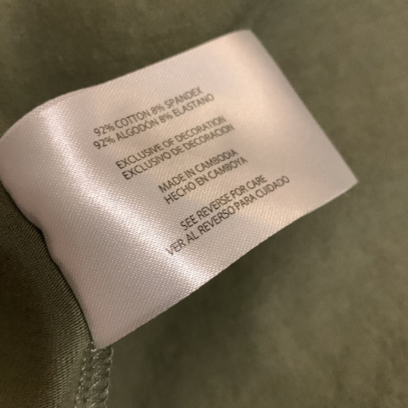 Banana Republic Green T-shirt dress size large w/ pockets - Picture 15 of 17